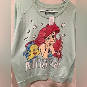 Disney Little Mermaid Sweater NWT